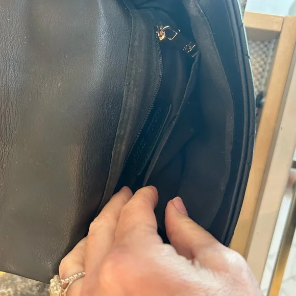 Badgley Mischa Black studded purse. - Picture 5 of 8